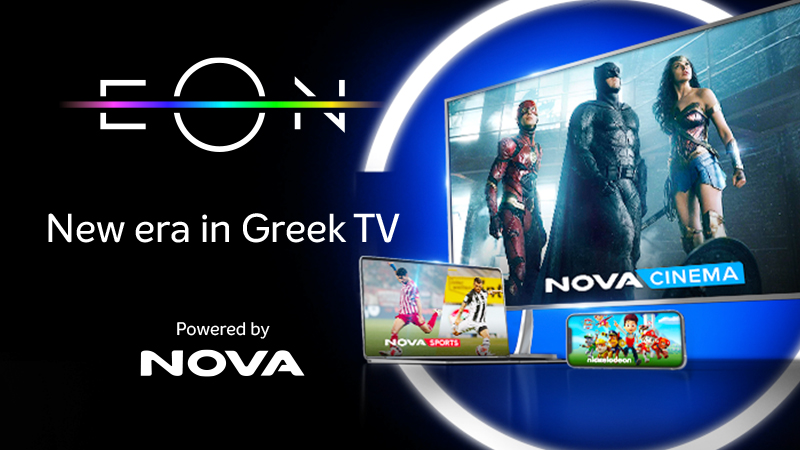 Гръцкият оператор на United Group Nova представи телевизионната платформа EON