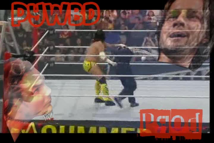 Jeff Hardy Vs Cm Punk Summerslam Tlc Mv Vbox7