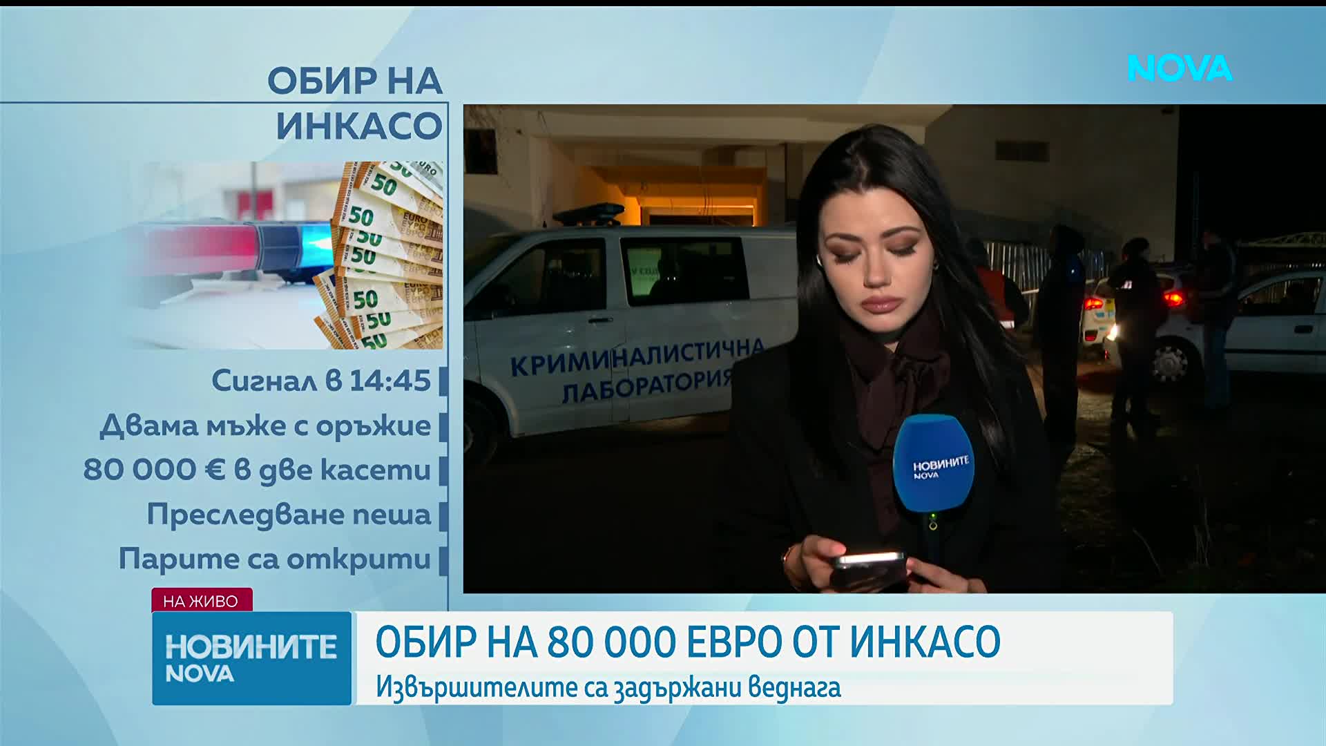 Обраха инкасо автомобил в Ихтиман