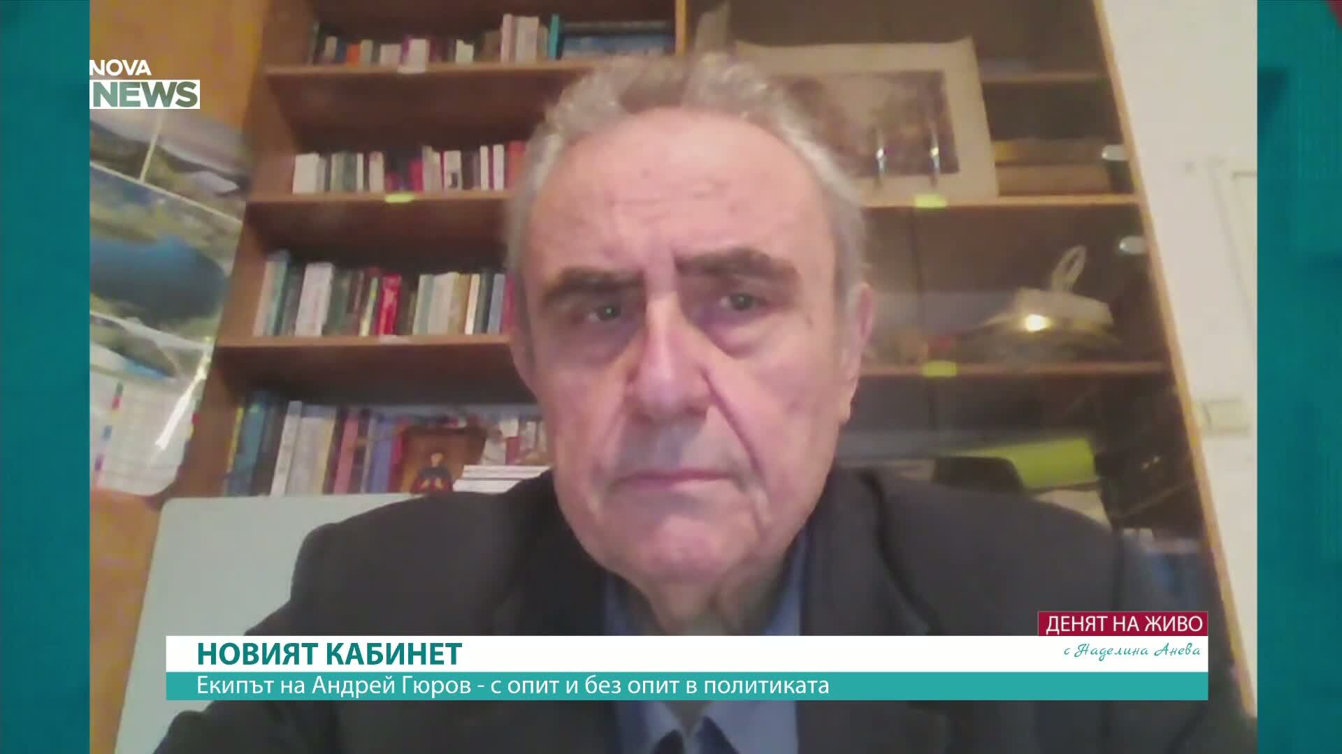 Проф. Огнян Минчев: Служебният кабинет е неутрален по отношение на оста ляво-дясно