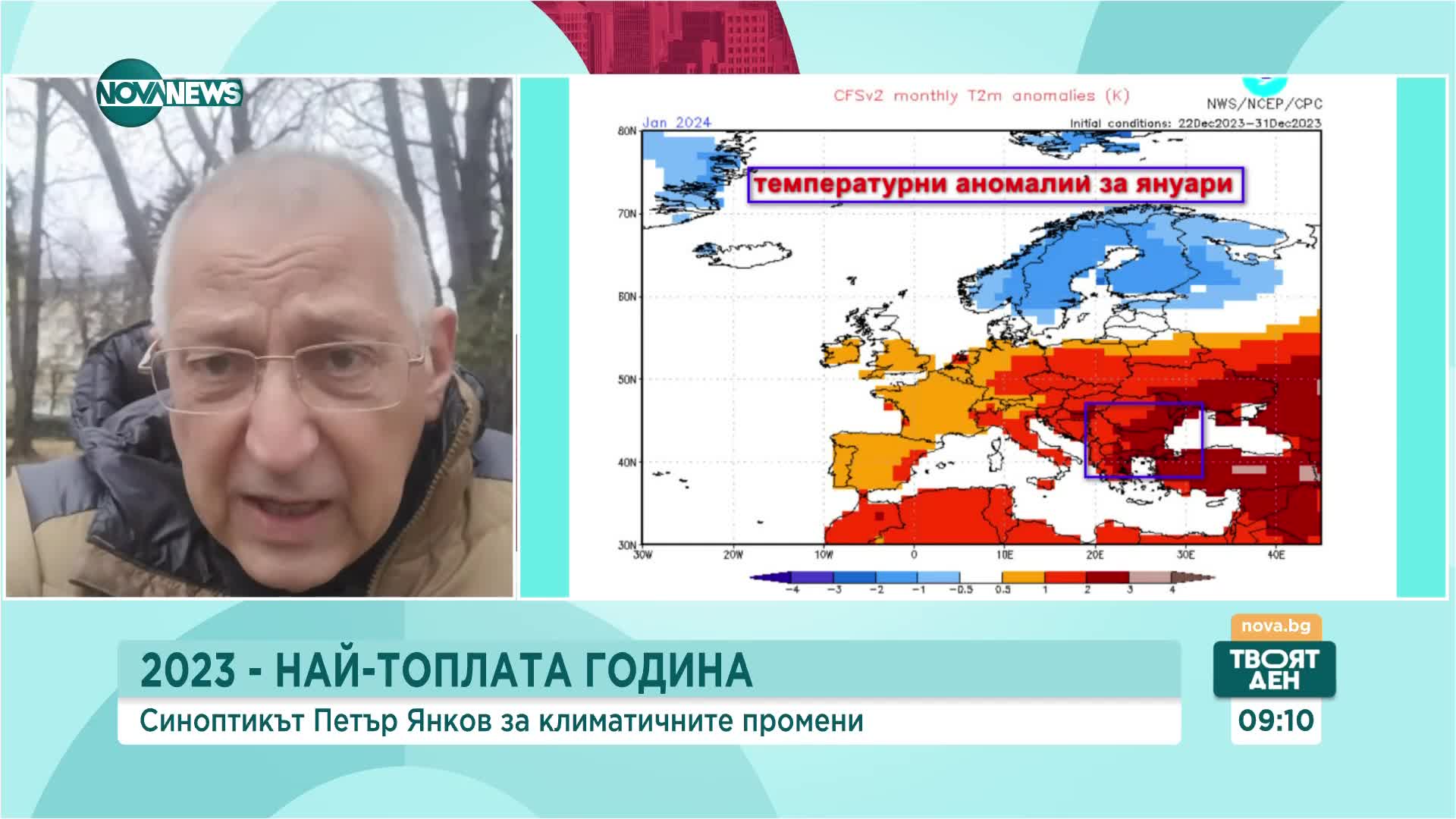 Синоптикът Петър Янков: Топлото време свършва на 7 януари