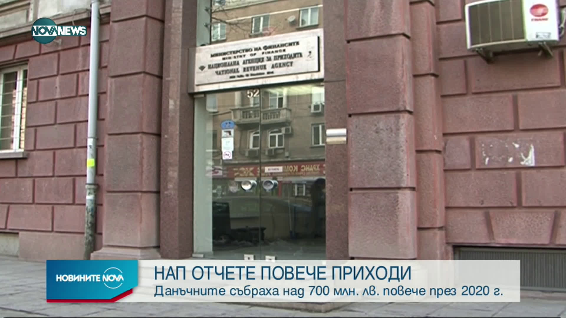 НАП отчете над 1,1 млрд. повече приходи за 2020 г.