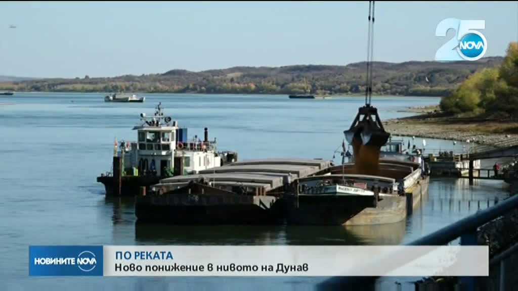 Ново понижение в нивото на Дунав