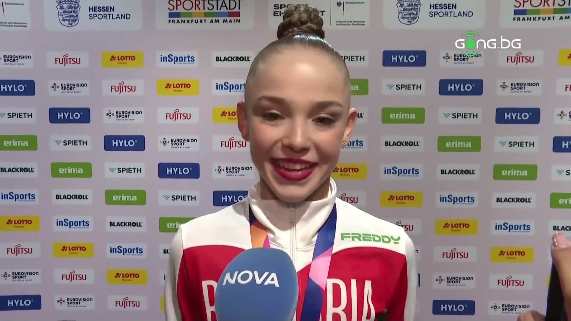 Стилияна Николова: Много съм доволна, отдъхнах, но отговорността остава голяма