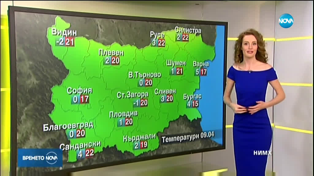Прогноза за времето (09.04.2020 - сутрешна)
