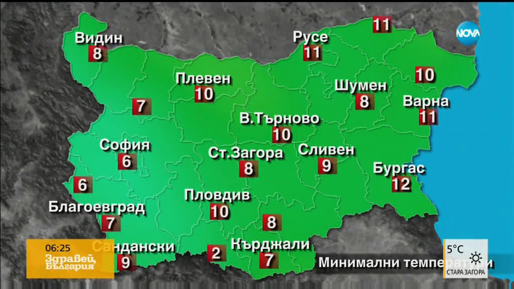 Прогноза за времето (03.05.2019 - сутрешна)