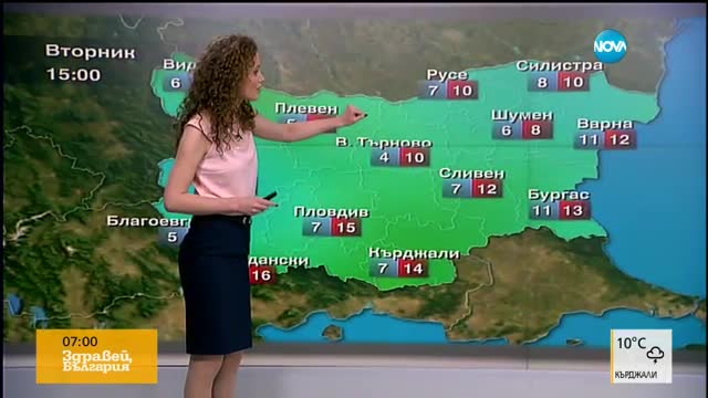 Прогноза за времето (26.04.2016 - сутрешна)
