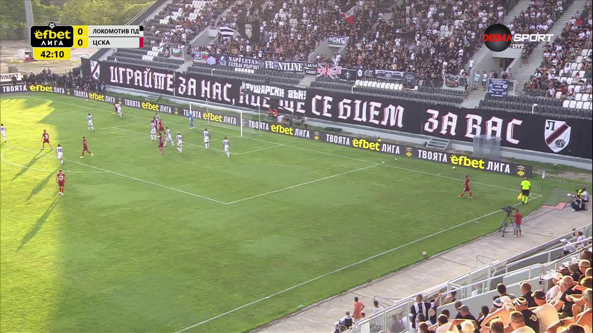 Локомотив Пловдив - ЦСКА 0:0 /първо полувреме/