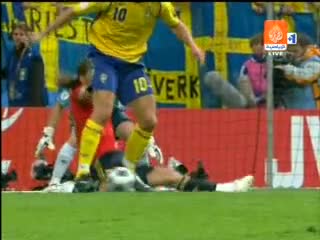 Euro 2008 - Швеция - Испания 1:2 Голът На Златан Ибрахимович *HQ*