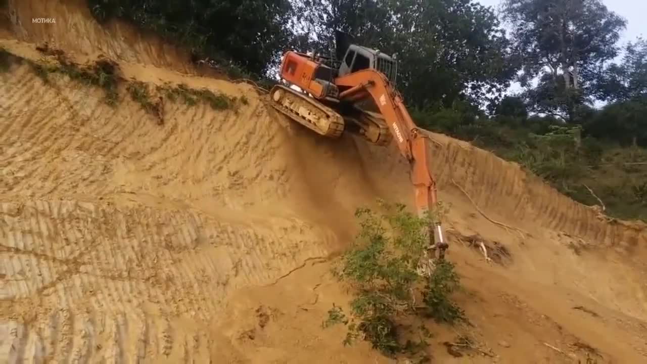 На това се казва багерист- нинджа!