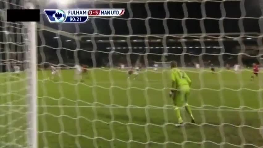 Гол на Бербатов! Фулъм - Манчестър Юнайтед 0:5