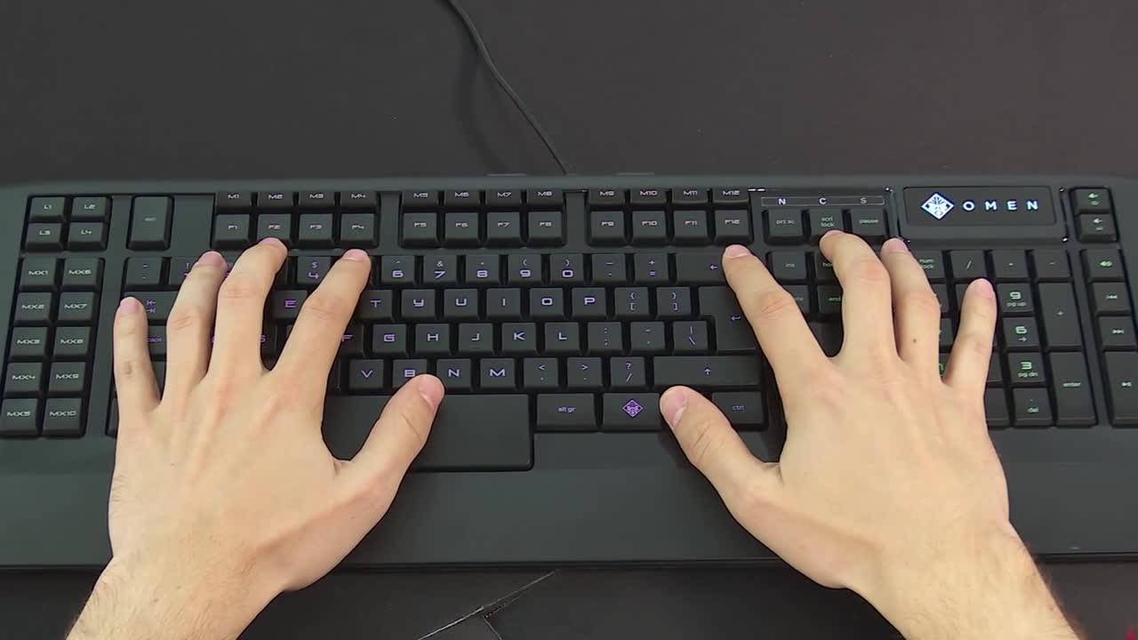 Клавиатурата с най-много макро бутони ЕВЪР - HP OMEN KEYBOARD