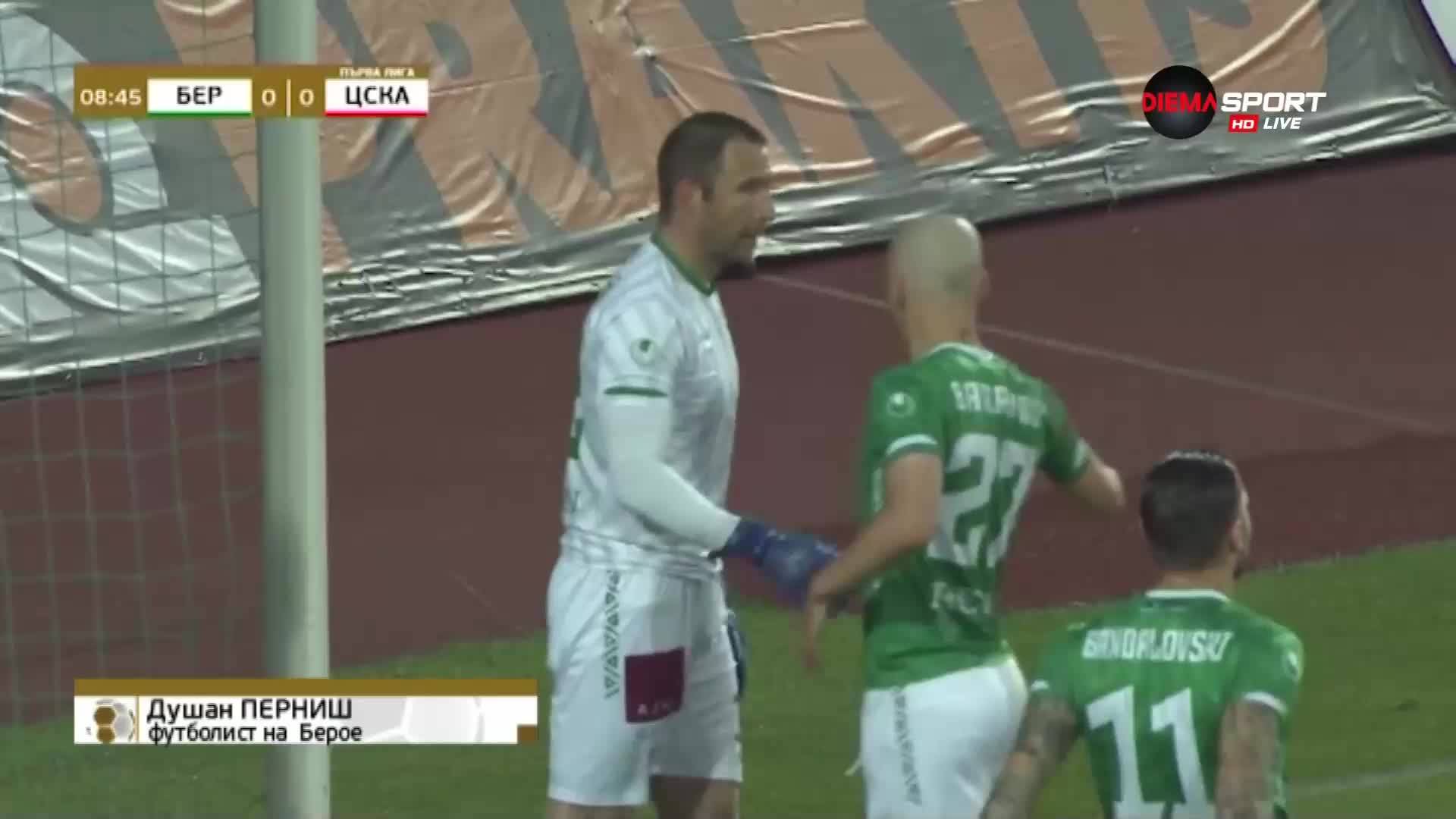 Спасяване на Душан Перниш срещу ЦСКА