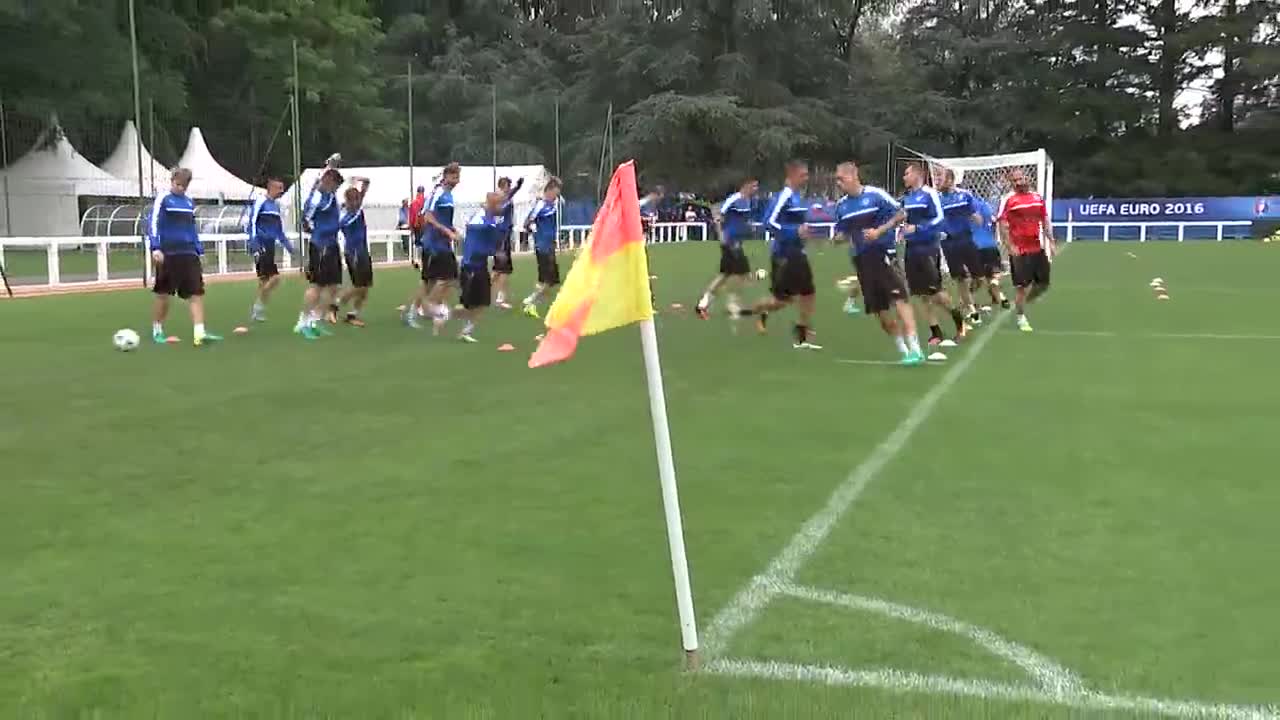 Словакия тренира преди битката с Германия