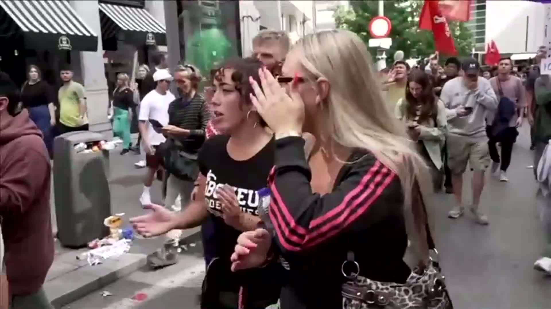 Масови протеси и палатков лагер затвориха центъра на Мадрид