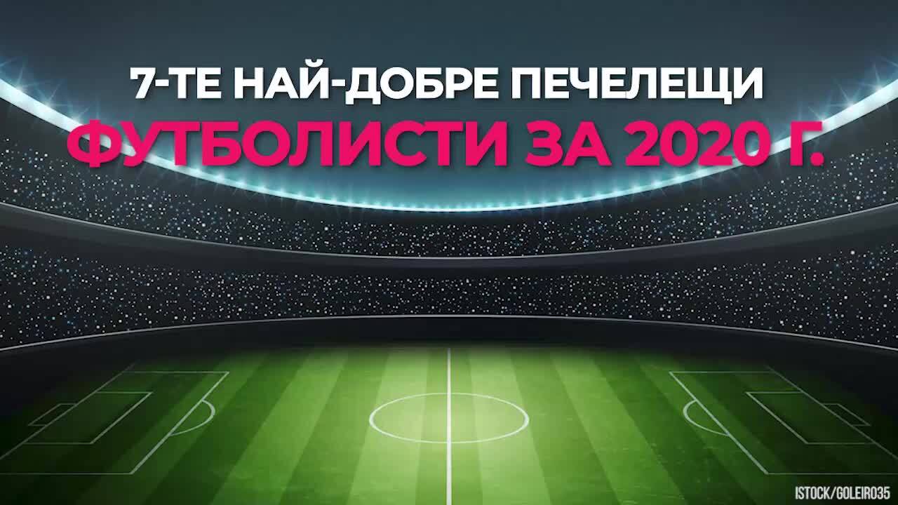 7-те най-добре печелещи футболисти за 2020 г.