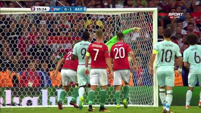 Унгария - Белгия 0:1 /първо полувреме/