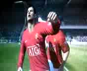 Докато се радва Кристиано Роналдо пребива Пол Сколс (fifa 09)