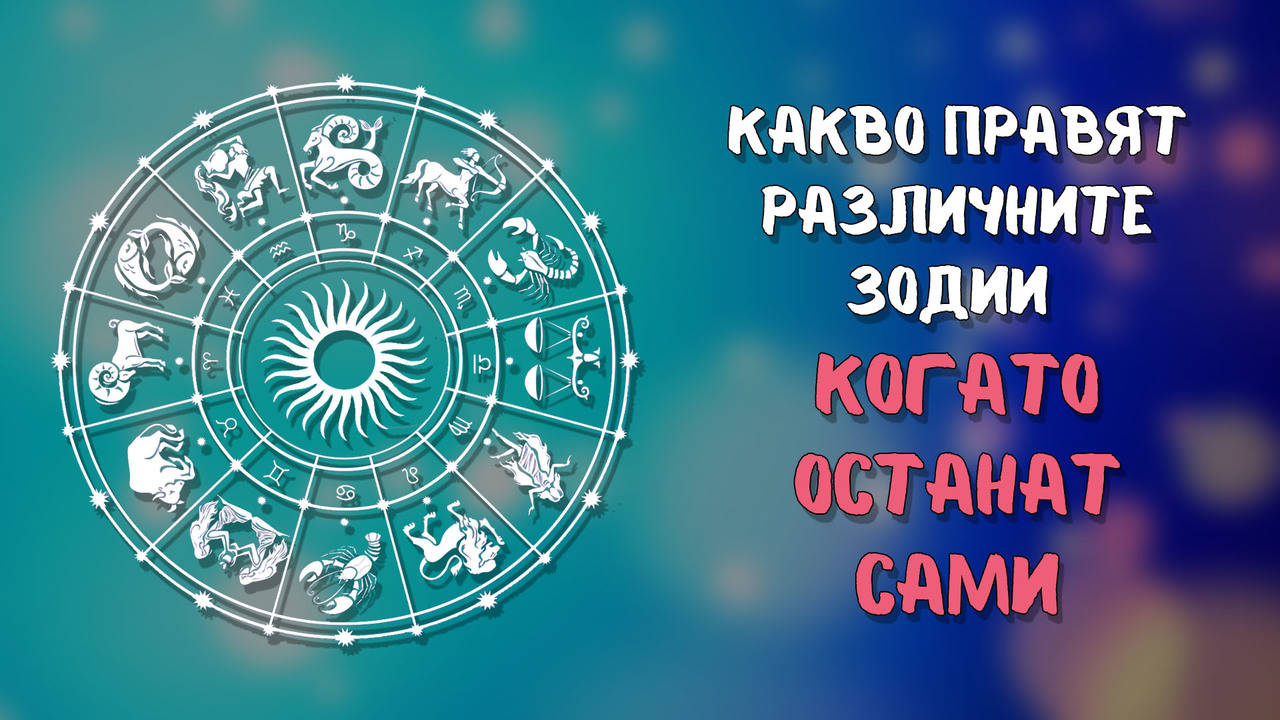 Ето защо всеки обича да се усамотява