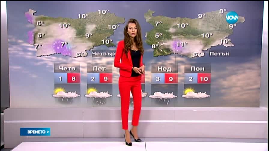 Прогноза за времето (12.03.2015 - сутрешна)