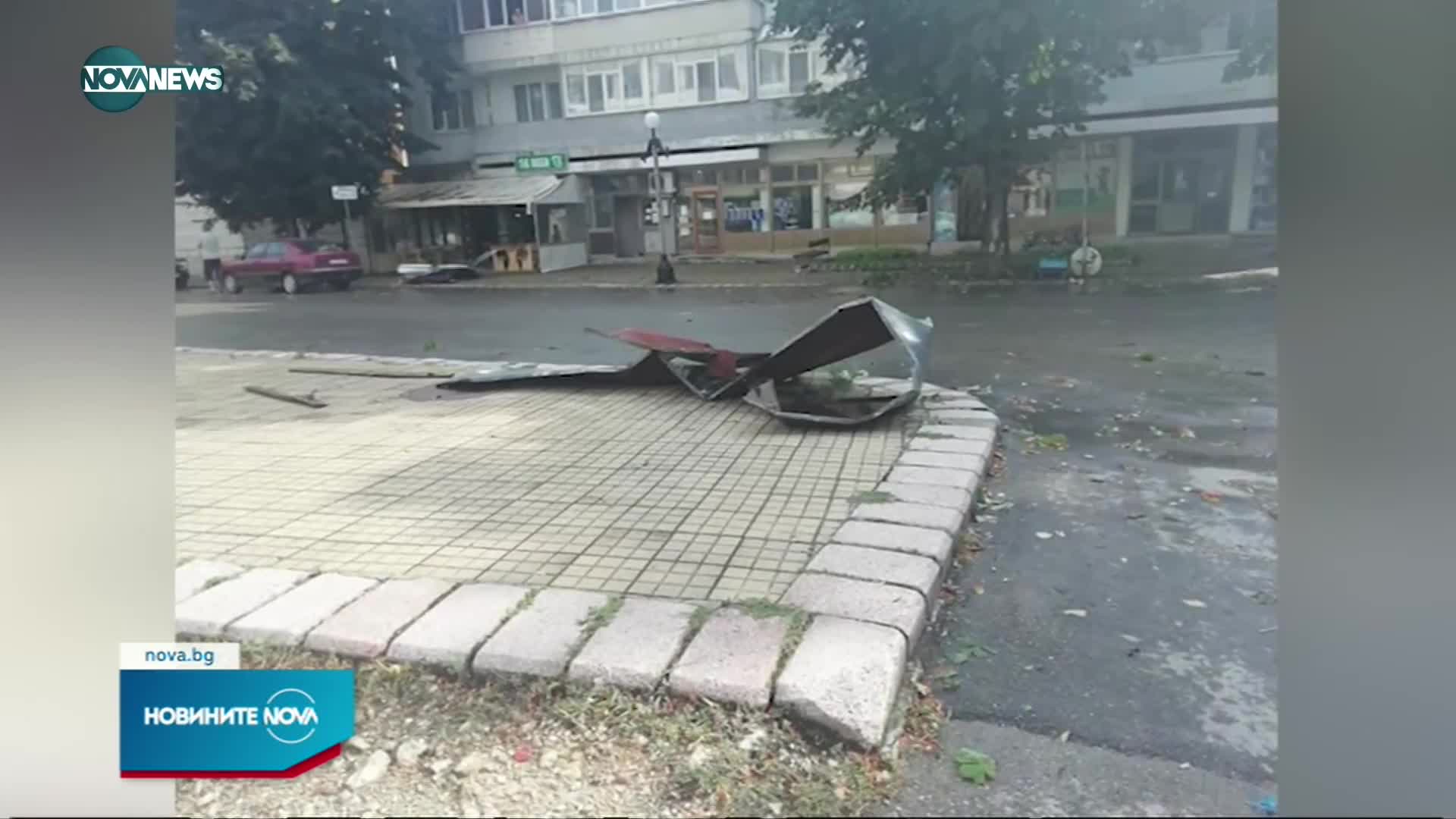 Буря удари Тервел, има щети