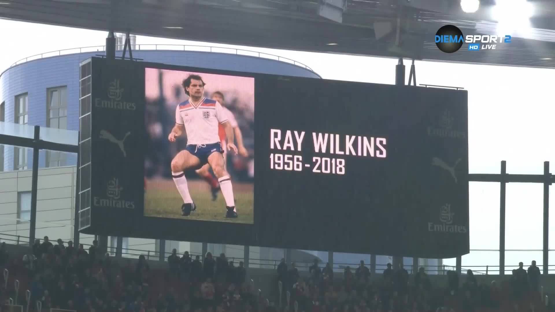 Арсенал и Саутхемптън почетоха легендата Рей Уилкинс