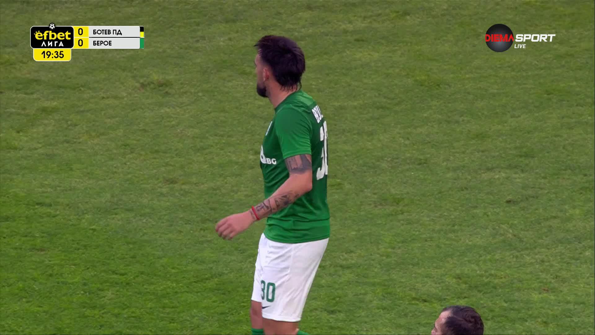 Ботев Пд - Берое 0:0 /първо полувреме/