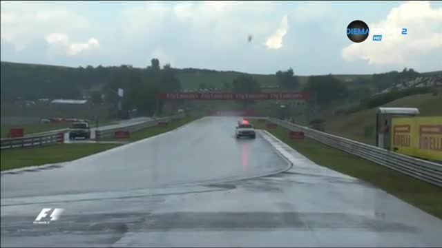 Дъжд пречи на квалификацията за Гран при на Унгария