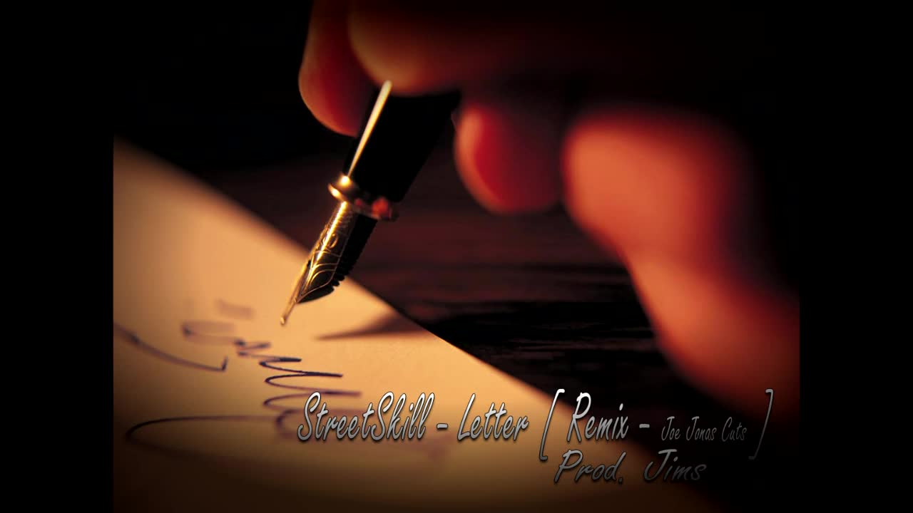 Streetskill - Letter [ Remix - Joe Jonas Cuts ] ( Prod Jims )