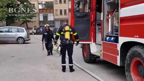 Пожар в апартамент в Казанлък