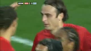 Невероятен Гол на Бербатов и Роналдо(mancheter united vs west ham)