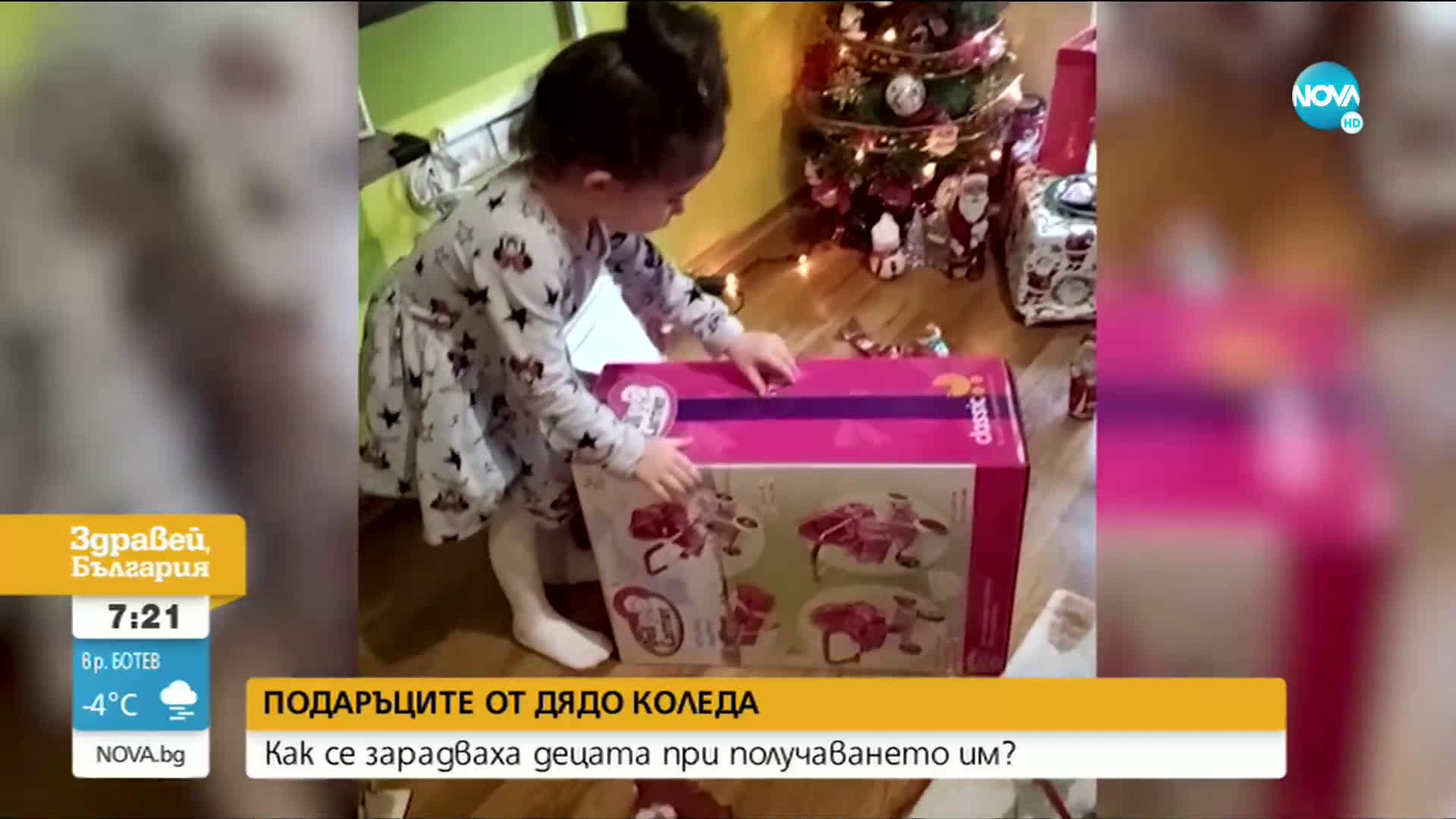 КОЛЕДНИ ЕМОЦИИ: Как реагират децата при отварянето на подаръците?