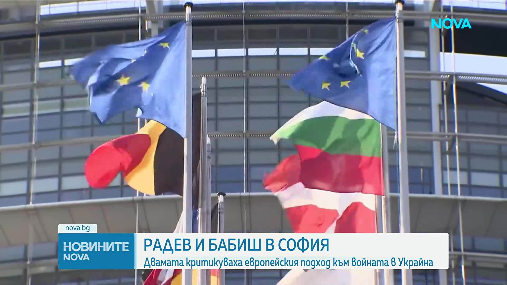 Енергийни доставки, ядрени проекти и бизнес: Какво договориха Андрей Бабиш и Румен Радев в София