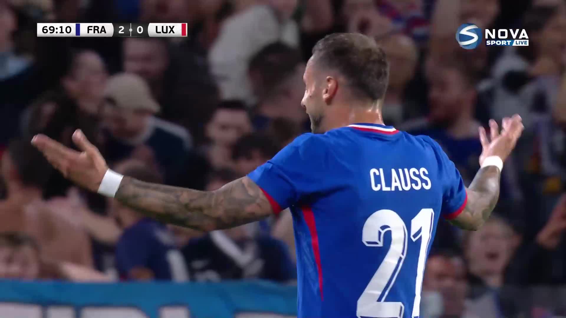 Клос удвои преднината на Франция със страхотно попадение