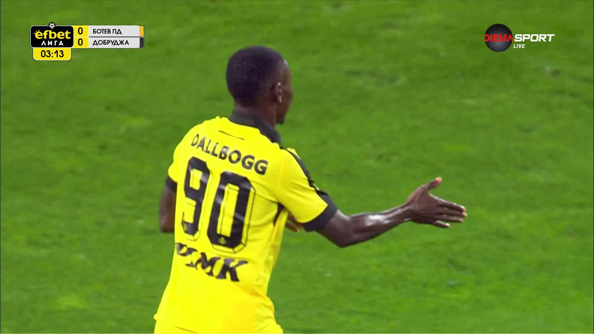 Ботев Пд - Добруджа 0:1 /първо полувреме/