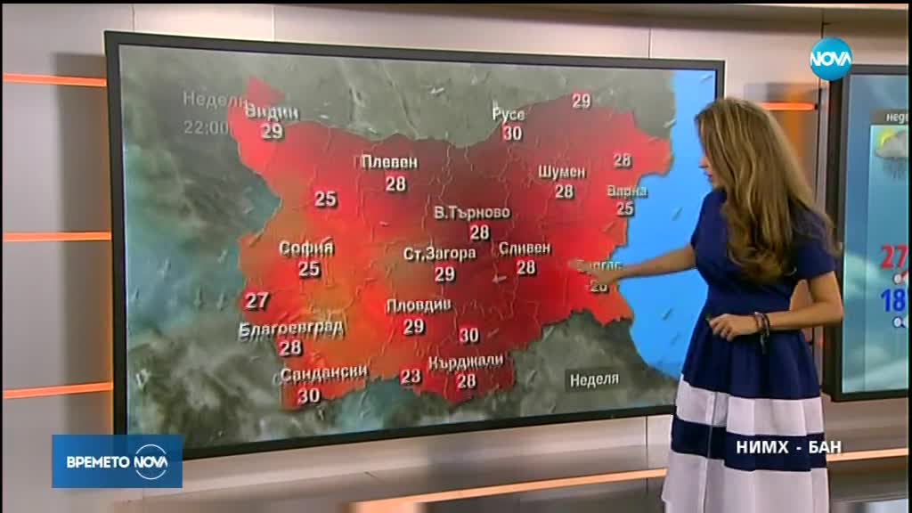 Прогноза за времето (10.06.2018 - сутрешна)