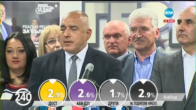 Борисов: Длъжни сме да направим кабинет, ако не се връщаме към времето на Орешарски