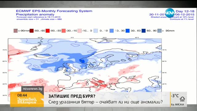 Значителни валежи през следващите дни