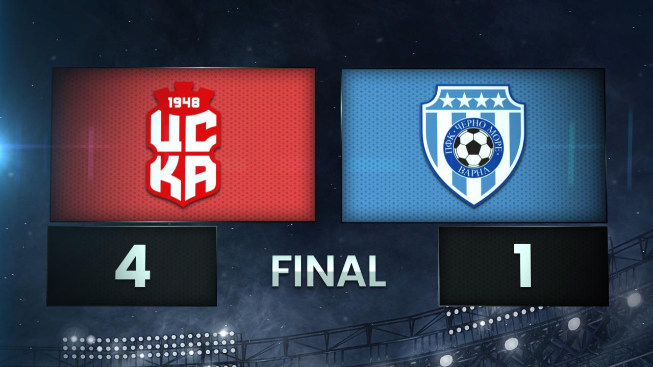 CSKA 1948 Sofia vs. Cherno More - Condensed Game