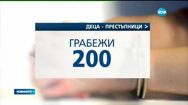 Нараства броят на престъпленията, извършени от деца
