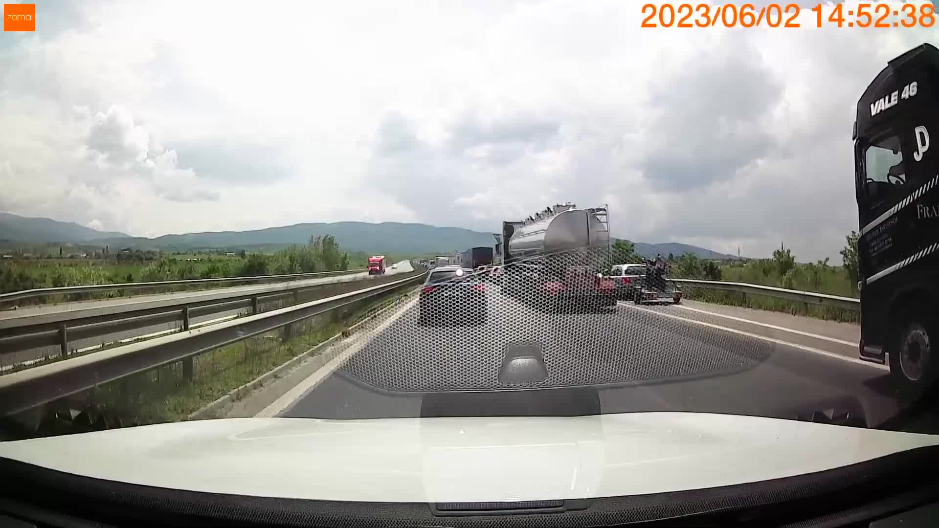 Нагло поведение на автомагистрала „Струма”