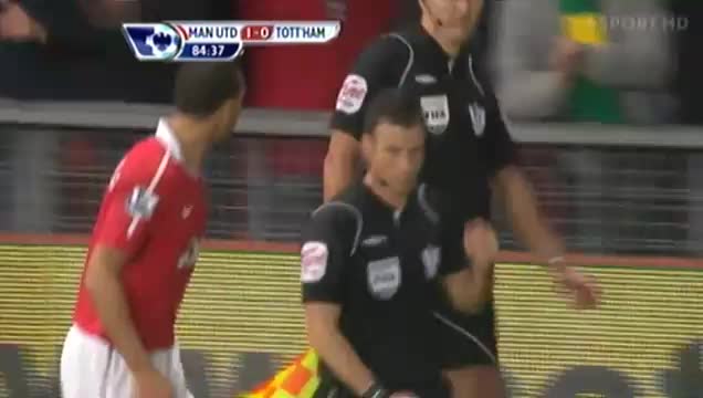 Вижте и преценете сами спорния гол на Нани - Манчестър Юнайтед 2 - 0 Тотнъм 