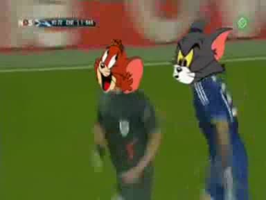 Михаел Балак vs съдията - Пародия Tom & Jerry