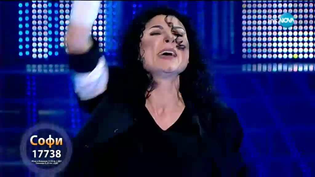 Софи Маринова като Michael Jackson - "Give In To Me" | Като две капки вода
