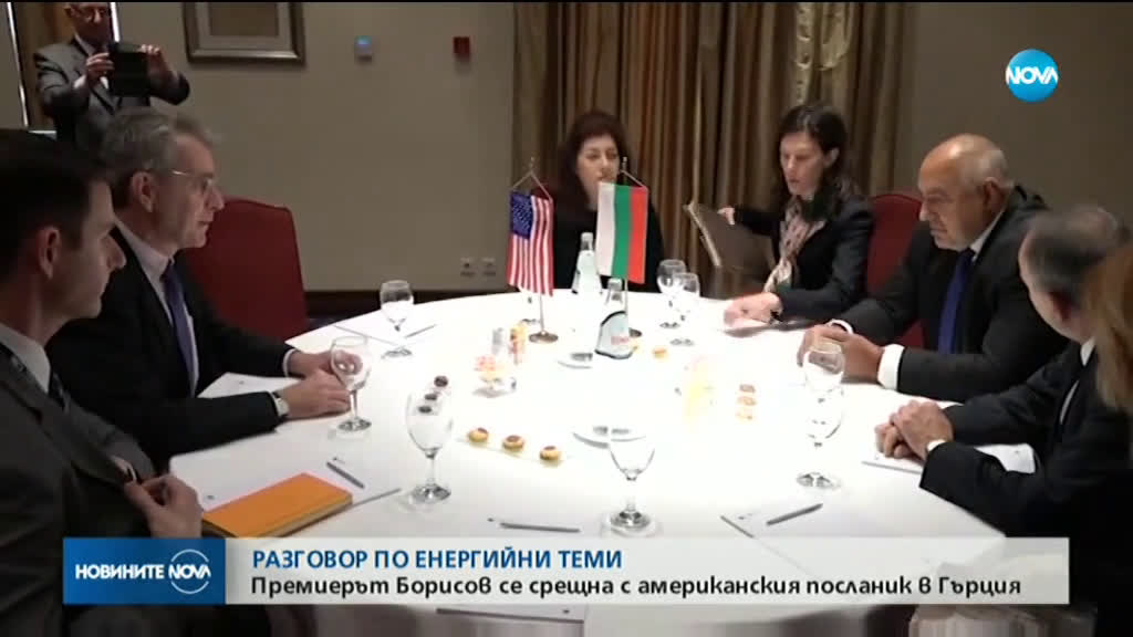 Борисов обсъди диверсификацията с посланика на САЩ в Гърция