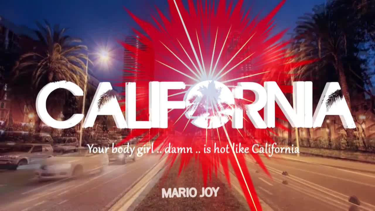 Mario Joy - California ( Lyric Video) 2016 Бг Превод