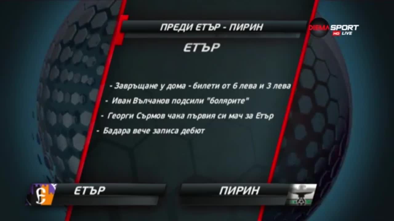 Преди Етър - Пирин