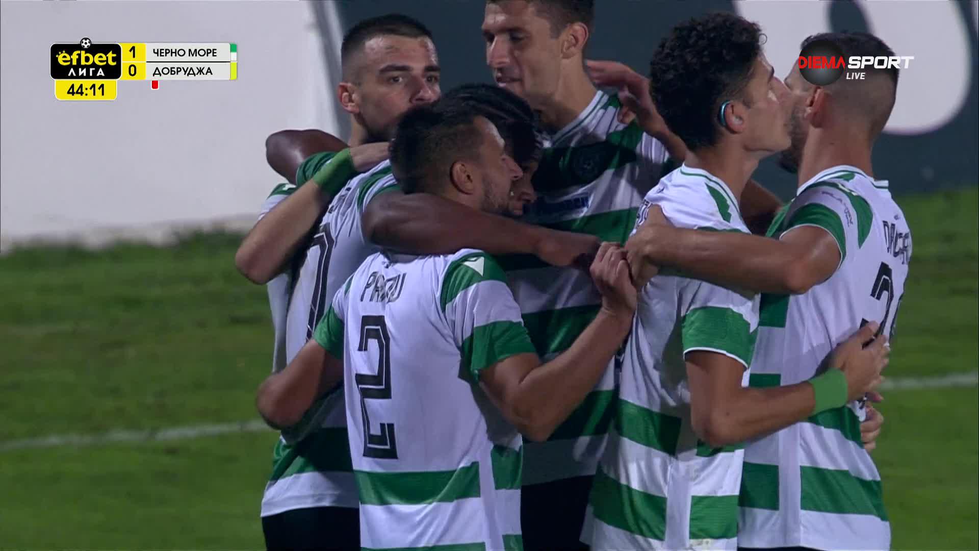 Черно море - Добруджа 1:0 /първо полувреме/