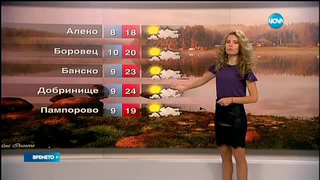 Прогноза за времето (01.10.2016 - централна емисия)