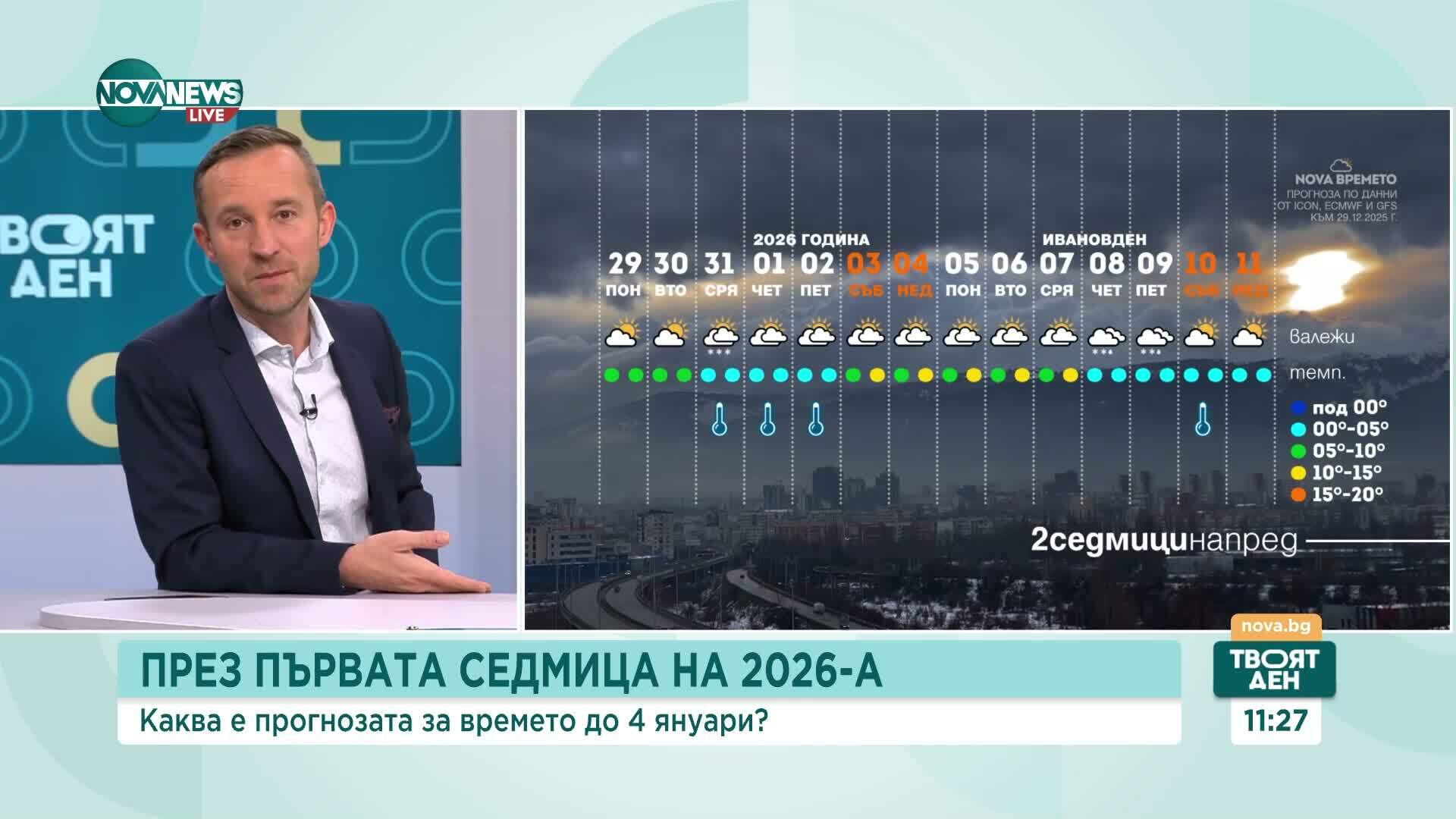 Предстои ледена новогодишна нощ